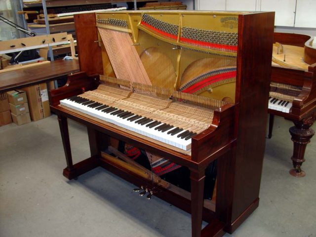 Heintzman upright rebuilding 4