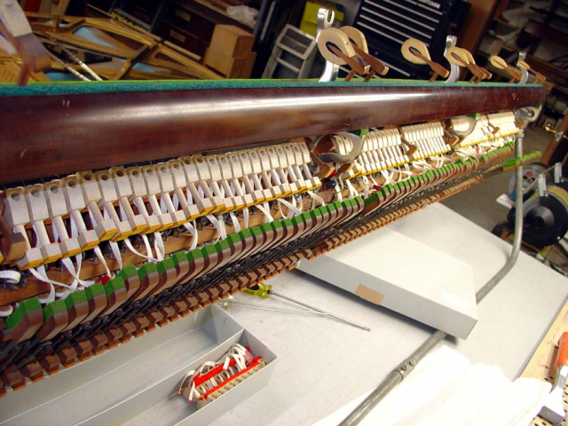 Heintzman upright rebuilding 5