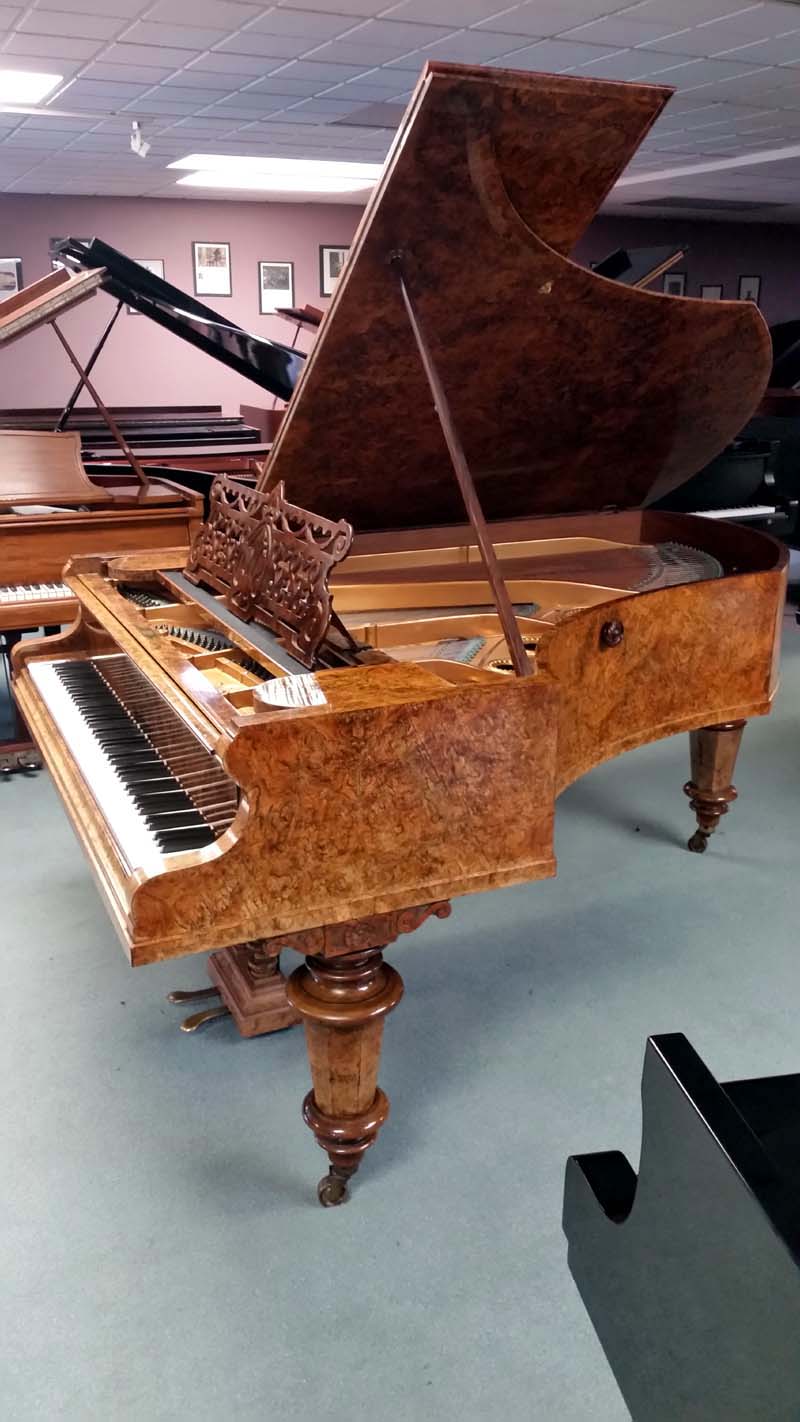 Bechstein Model V 6'7" Burled Walnut